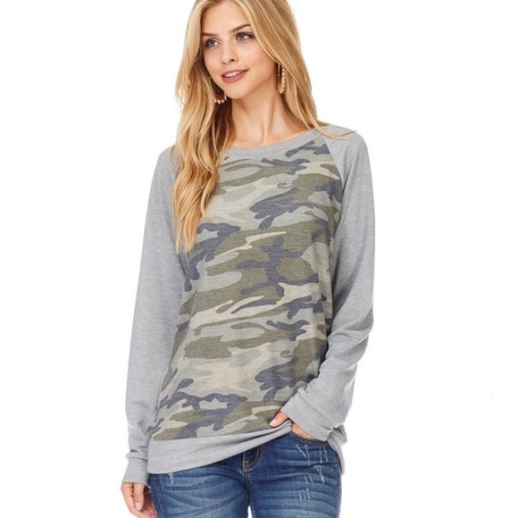 Camo French terry sweatshirt 🇺🇸 - Picture 3 of 8
